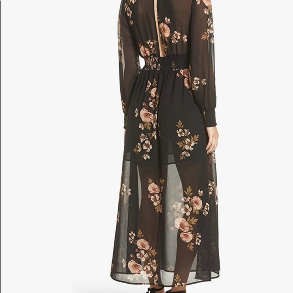 ASTR Women's Leslie Floral Print Maxi Dress - Picture 2 of 7